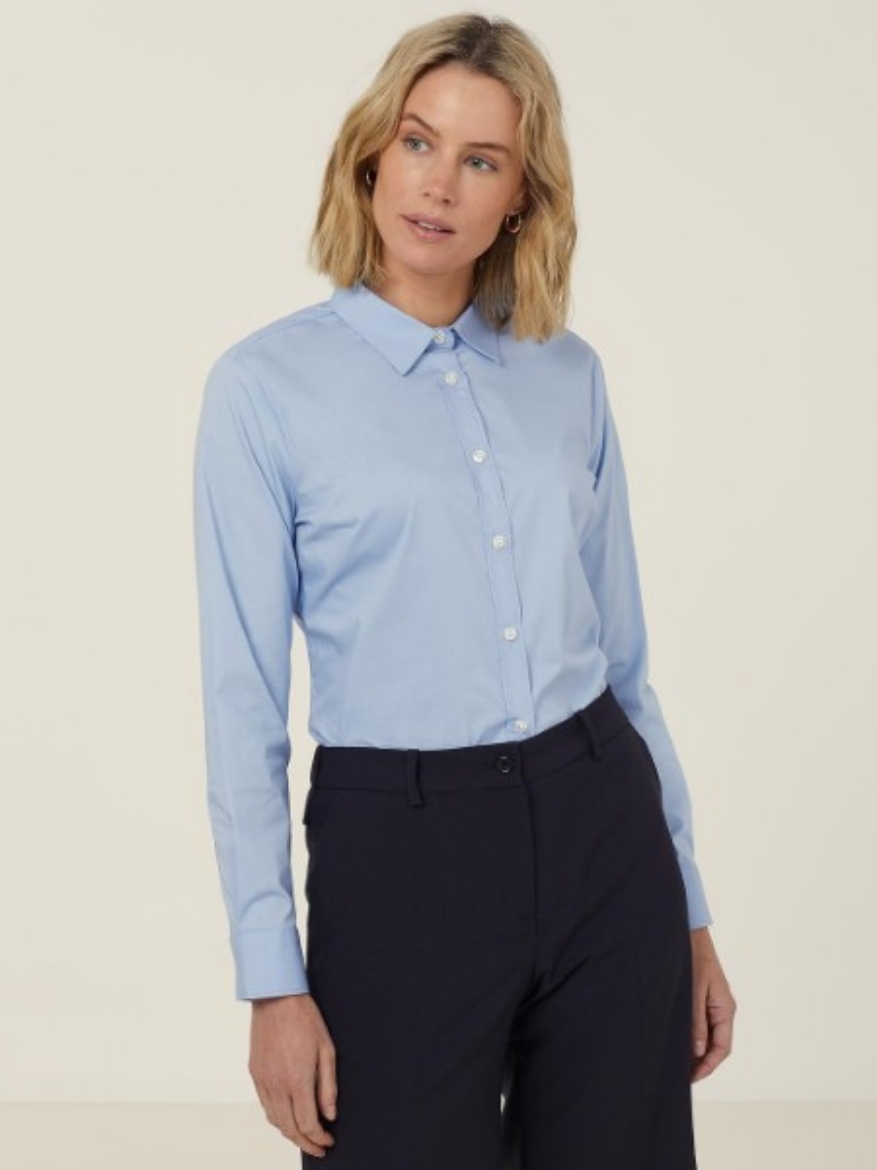 Picture of NNT Ladies Avignon Long Sleeve Slim Fit Shirt